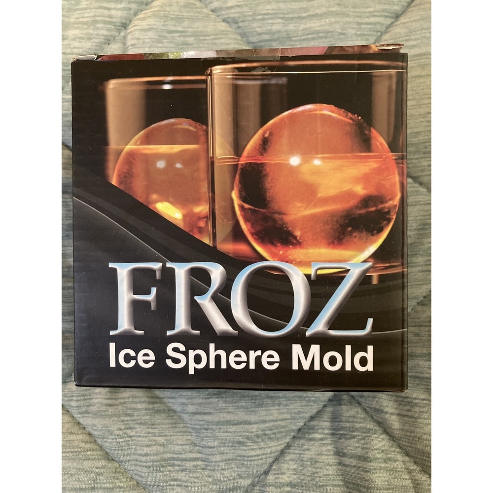FROZ Ice Sphere Mold Housewares Novelty Food Grade Silicone Non Stick NIB!